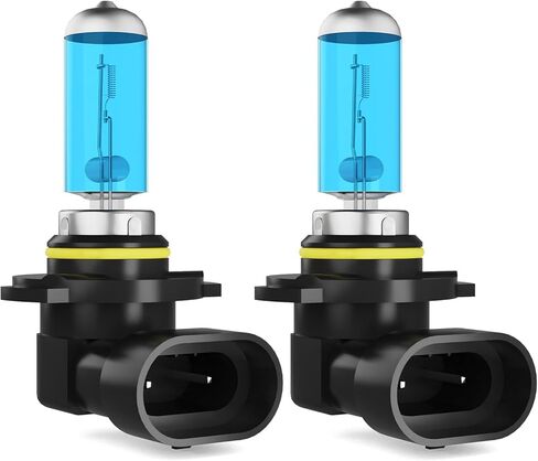 Upgraded Halogen Headlight Bulbs Fit For Honda Civic 2016-2020,9005/H10/HB3 High Beam H11/H8/H9 Low Beam High Performance Headlights,6000K White Light,Plug n Play,4-Pack in Kuwait