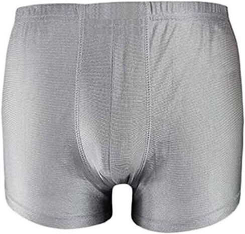 Amradield Men Underwear Boxer Briefs Radiation EMI Protection Shorts Pants Silver in Saudi Arabia