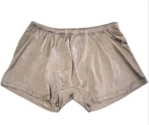 Amradield Men Underwear Boxer Briefs Radiation EMI Protection Shorts Pants Silver in Saudi Arabia