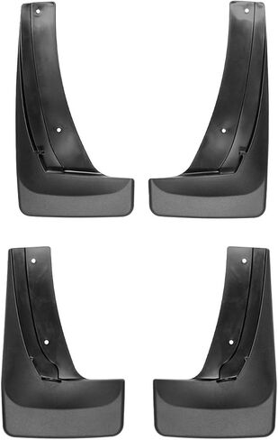 WeatherTech Custom No Drill Splash Guard MudFlaps for GMC Acadia - Front & Rear Set (110067-120067), Black in Saudi Arabia
