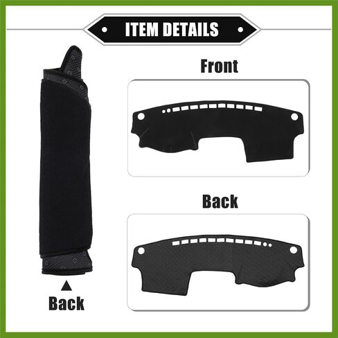 Dashboard Cover Compatible for Toyota Camry 2002-2006, Non-Slip Polyester Black Dash Cover Mat Dash Board Protector Cover Vehicle Components in Saudi Arabia