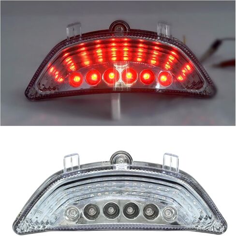 Fit For Yamaha 2009-2020 VMAX 1700/ VMX17; LED Rear Lamp Brake Tail Light+Integrated Turn Signal Indicators (Smoke) in Saudi Arabia