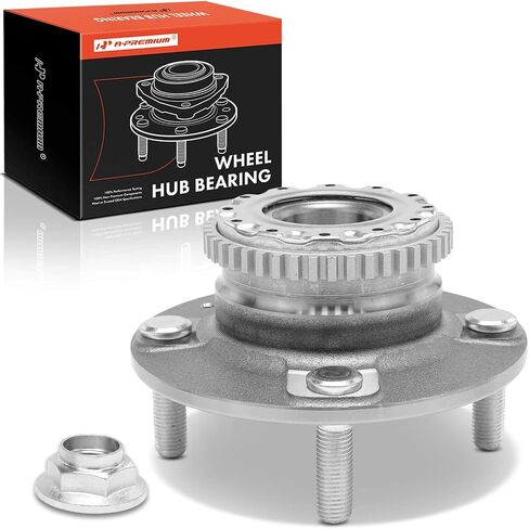 A-Premium 2 × محمل العجلة الخلفية ومجموعة المحور مع حلقة ABS و4 عروة متوافقة مع Honda Accord 1998-2002، L4 2.3L in Saudi Arabia