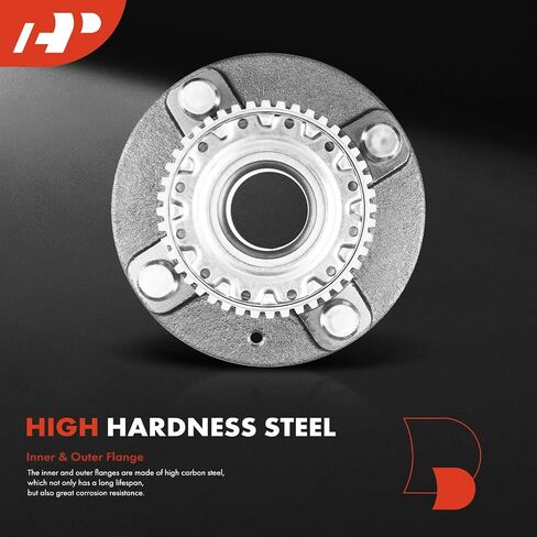 A-Premium 2 × محمل العجلة الخلفية ومجموعة المحور مع حلقة ABS و4 عروة متوافقة مع Honda Accord 1998-2002، L4 2.3L in Saudi Arabia