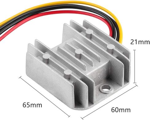 Golf CART Voltage Reducer Automatic Buck Boost Converter DC 8V-40V to 13.8V 10A Step Down Up Regulator Waterproof Module Transformer in Saudi Arabia