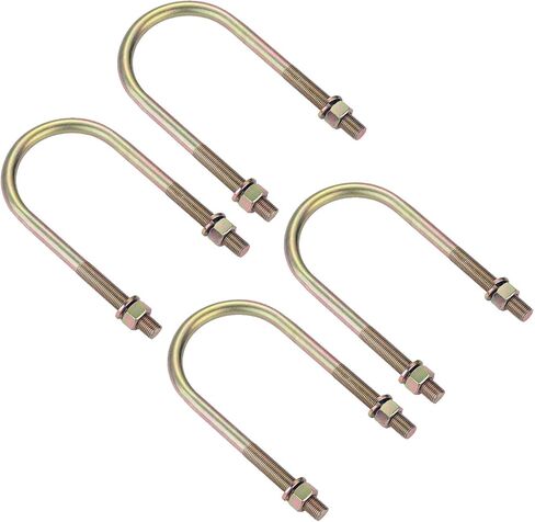 Heavy Duty Leaf Spring U Bolt Kit,1/2" Round Suspension U-Bolts 6.5" Long,2 Pack in Kuwait