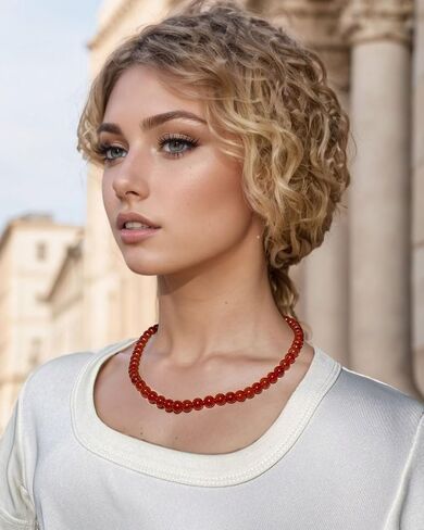 Simple Adjustable Necklaces for Women and Men Protection 8mm Reiki Crystals Beaded Necklace Good Luck Spiritual Gifts Unisex in Saudi Arabia