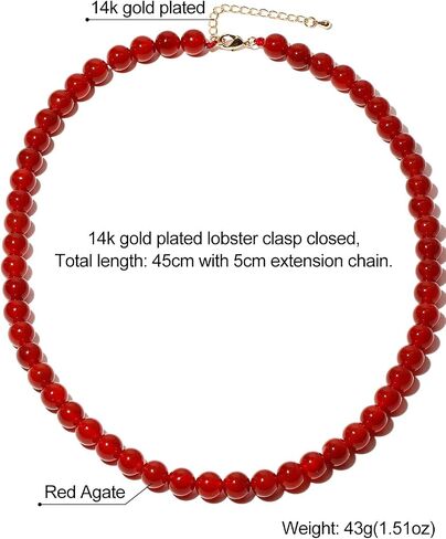 Simple Adjustable Necklaces for Women and Men Protection 8mm Reiki Crystals Beaded Necklace Good Luck Spiritual Gifts Unisex in Saudi Arabia