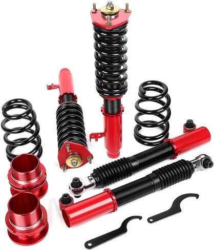 SCITOO Coilover Suspensions Shock Struts Kits Assembly Shocks Struts fit for 2003-2007 for Mazda 6 - Red in Saudi Arabia