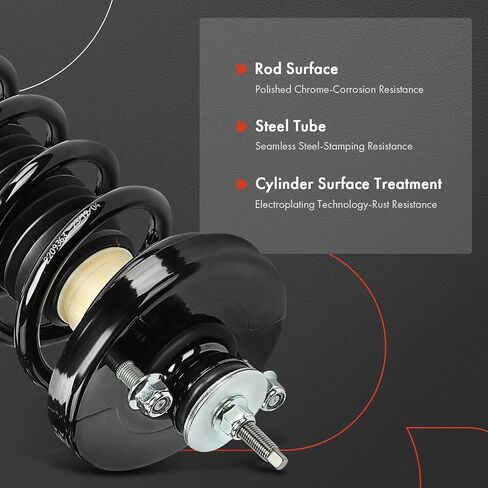 A-Premium Rear Pair (2) Complete Strut and Coil Spring Assembly Compatible with Honda Accord 2013 2014 2015, Driver and Passenger Side in Saudi Arabia