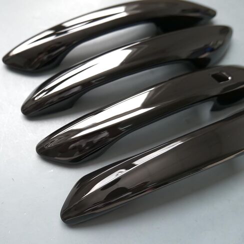ZiWen Gloss Black Carbon Fiber Sport Door Handle Cover Trim for Hyundai Sonata 2024 2025 (Carbon Fiber Print) in Saudi Arabia