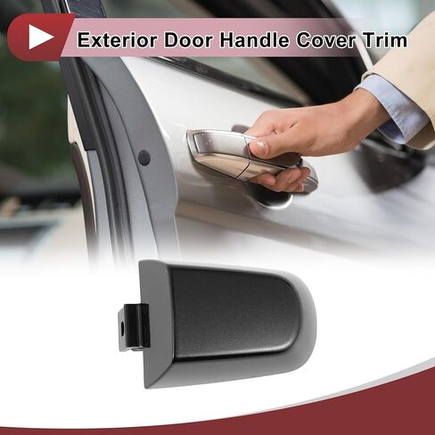 1 Pcs Exterior Door Handle Cover Trim for Chevrolet Traverse Equinox Impala Malibu Camaro Door Handle Cover No.13599552 Black ABS in Saudi Arabia