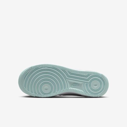 Nike Air Force 1 LV8 Big Kids' Shoes (IB8890-191, White/White/Glacier Blue/Multi-Color) in Saudi Arabia