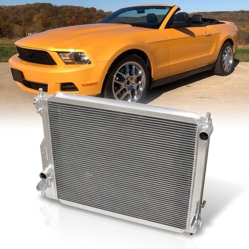AJP Distributors Tri Core 3-Row Full Aluminum Radiator Engine Motor Cooling Upgrade Compatible/Replacement For Mustang Base GT S197 2005 2006 2007 2008 2009 2010 2011 2012 2013 2014 in Saudi Arabia