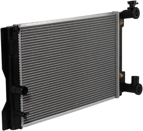 ASAPE 13106 Radiator and 3755 Condenser Engine Replace Kit Fit for Toyota Corolla 2009-2017 (Aluminum) - Set of 2 in Saudi Arabia