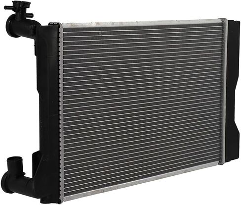 ASAPE 13106 Radiator and 3755 Condenser Engine Replace Kit Fit for Toyota Corolla 2009-2017 (Aluminum) - Set of 2 in Saudi Arabia