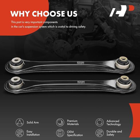 A-Premium 2 x Rear Lower Forward Control Arm, with Bushing, Compatible with Honda CR-V 2016-2024, Civic 2016-2024, Accord 2018-2023, HR-V 2023-2024, Acura Integra 2023-2024 in Saudi Arabia