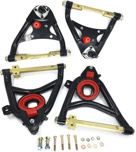 4 قطعة أذرع التحكم الأنبوبية العلوية السفلية مع مجموعة تعليق مفاصل كروية متوافقة مع تشيفي إمبالا بيل إير وبيسكين 1958 1959 1960 1961 1962 1963 1964 Brookwood 1958 1959 1960 1961 888129 in Kuwait