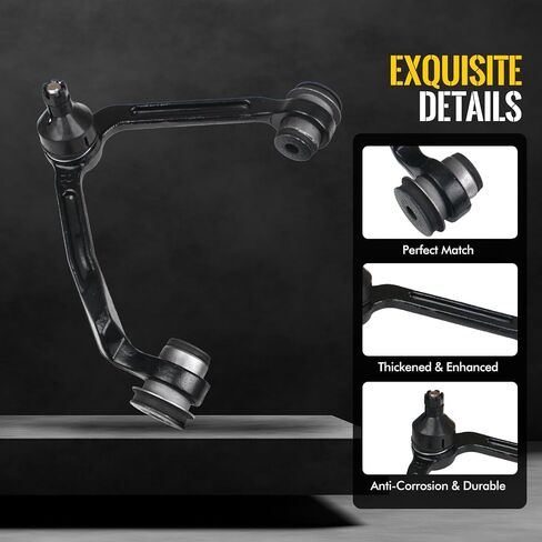 KUSATEC 14 قطعة ذراع التحكم الأمامي مناسب لـ 97-03 Ford F-150 F-250، 98-02 Lincoln Navigator Expedition مجموعات التعليق مع مفاصل كروية وقضبان ربط وقضبان ربط؛ K8728 K8726 K8695 K8772 K8700 ES3364 ES3365 K8739 in Saudi Arabia