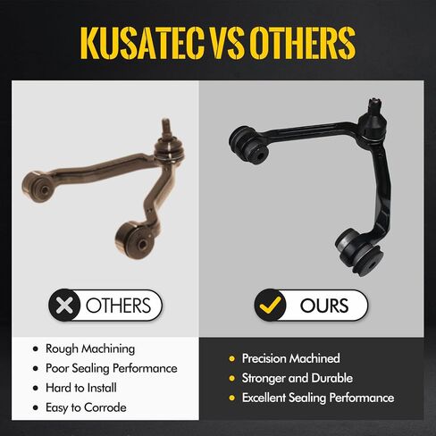 KUSATEC 14 قطعة ذراع التحكم الأمامي مناسب لـ 97-03 Ford F-150 F-250، 98-02 Lincoln Navigator Expedition مجموعات التعليق مع مفاصل كروية وقضبان ربط وقضبان ربط؛ K8728 K8726 K8695 K8772 K8700 ES3364 ES3365 K8739 in Saudi Arabia