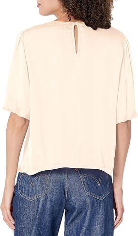 Velvet by Graham & Spencer Women's Desi Satin Viscose Top in Saudi Arabia