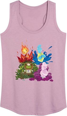 Disney Elemental - Elemental Group Graphic - Women's Racerback Tank Top in Saudi Arabia