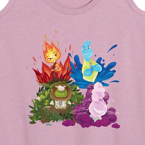 Disney Elemental - Elemental Group Graphic - Women's Racerback Tank Top in Saudi Arabia