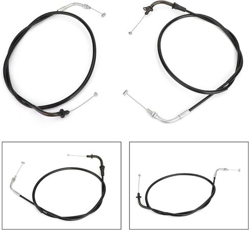 1 Set Throttle Cable For Yamaha XVS1100 Drag Star 1999-2003/2005-2008,V-Star Midnight Custom 2005-2009,V-Star Custom 1999-2011 in Saudi Arabia