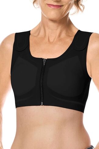 Amoena Lymph Flow Wire Free Front Closure Compression Bra - Supports/Stimulates Lymp Flow in Saudi Arabia