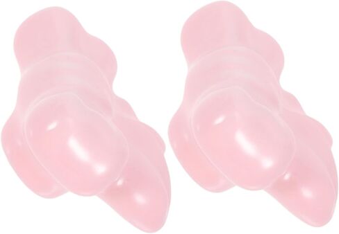 Cabilock 2pcs Bow Shape Ceramic Cabinet Knobs Cute Drawer Pulls for Boy Girl Rooms Easy Installation for Wardrobes and Dressers Playful Decorative Handles Soft Pink in Saudi Arabia