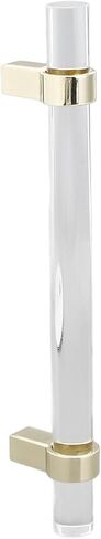 Crystal Acrylic Handle Transparent Drawer Pull Handle for Closets BOOKCASES Shoe Cabinet (Pole Distance 96 Gold) in Saudi Arabia