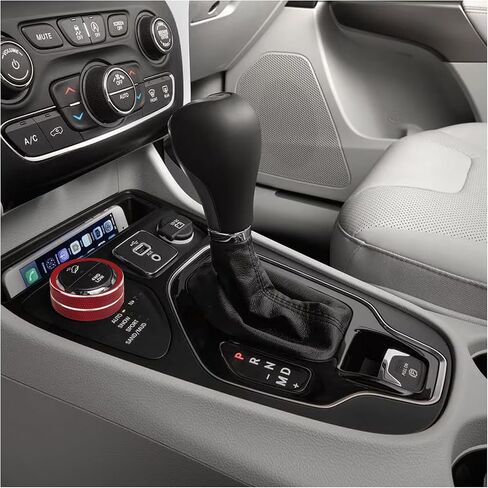 وحدة التحكم المركزية 4WD مقبض مفتاح التحكم غطاء زر الكسوة متوافق مع Jeep Renegade Cherokee Compass SUV الداخلية 4WD مقبض زر غطاء الكسوة الملحقات (أحمر) in Saudi Arabia