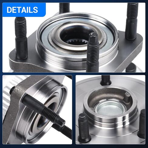 Autoround 512302 Pair Rear Wheel Hub and Bearing Assembly Compatible with 2006-2010 Jeep Commander, 2005-2010 Grand Cherokee, 5 Lugs w/ABS in Saudi Arabia