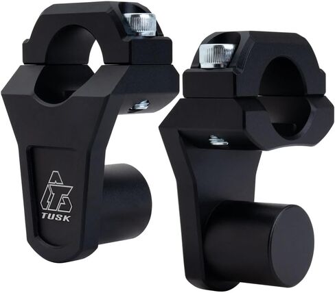 TUSK 2 "عمود التمحور الناهضون 1 1/8" شريط المشبك إلى 1 1/8 "القضبان السوداء لهوندا أفريقيا التوأم CRF1100L 2022,2024-2025 in Saudi Arabia