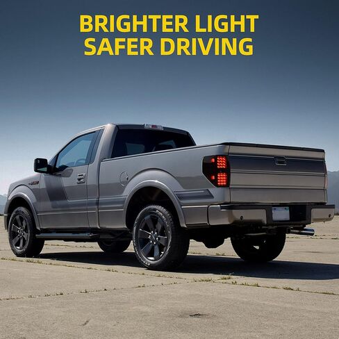 مصابيح خلفية LED DWVO متوافقة مع مصابيح الذيل الخلفية Ford F150 F-150 2009-2014 تحل محل زوج مصابيح الفرامل الخلفية الخلفية مع لمبة، لا تناسب Flareside in Saudi Arabia