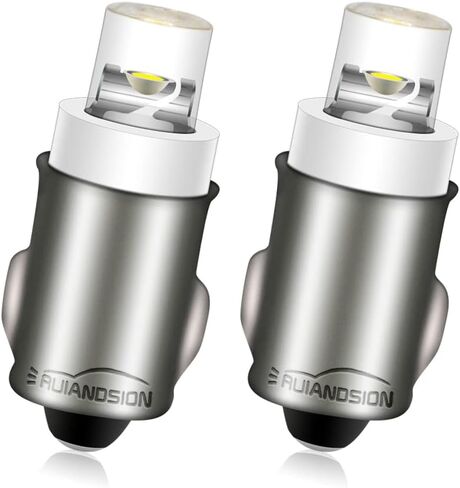 Ruiandsion BA7S 12V White LED Mini Bulbs for Car Instrument Panel Warning Lights, 100LM, 19x8mm in Saudi Arabia