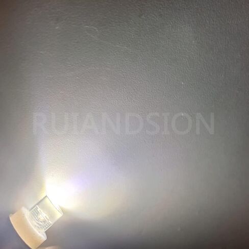 Ruiandsion BA7S 12V White LED Mini Bulbs for Car Instrument Panel Warning Lights, 100LM, 19x8mm in Saudi Arabia