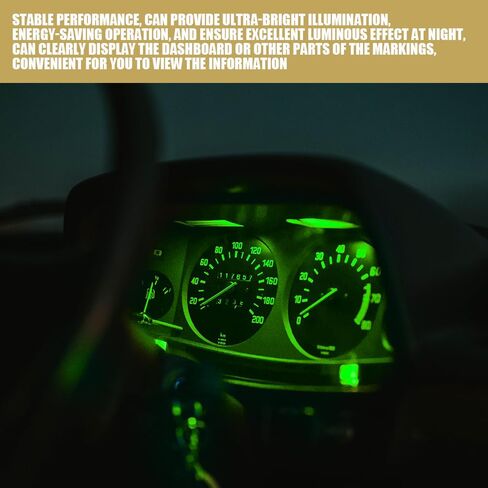 12Pcs T5 LED Lights for Car Dashboard, T5 37 74 LED Bulb with Twist Lock Socket, Super Bright PC74 PC37 Light Replacement for Instrument Cluster Dashboard Panel Gauge Indicator (Red) in Saudi Arabia