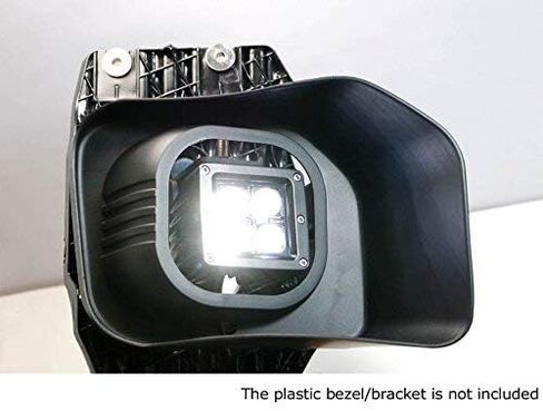 مجموعة مصابيح الضباب LED من iJDMTOY متوافقة مع 1999-2016 Ford F250 F350 F450 Super Duty، تتضمن (2) مكعبات LED عالية الطاقة 20 وات، ودعامات تثبيت لموقع Foglight وأحزمة أسلاك/محول in Saudi Arabia