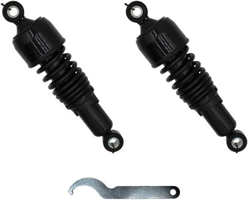 RAParts 10.5" Rear Suspension Shock Set Fits Harley Davidson Model(s) Dyna Sportster in Saudi Arabia