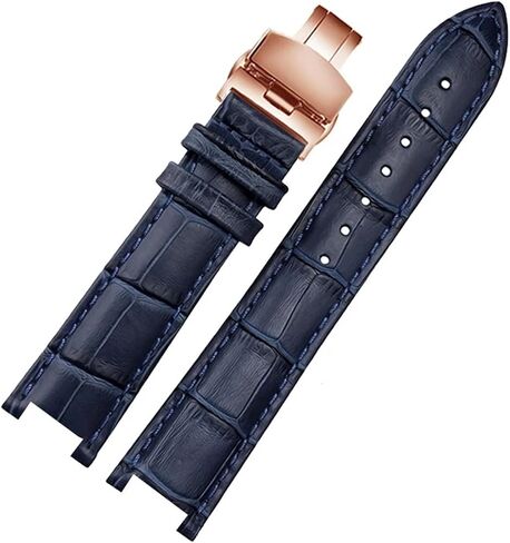 حزام ساعة HMFang من الجلد الطبيعي متوافق مع MK Michael Kors Mike Coles Mk2277 2425 سوار ساعة مقاوم للماء ومقاوم للعرق 20 ملم in Kuwait