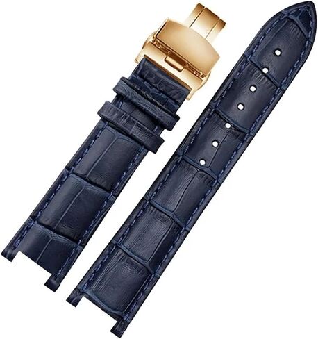 حزام ساعة HMFang من الجلد الطبيعي متوافق مع MK Michael Kors Mike Coles Mk2277 2425 سوار ساعة مقاوم للماء ومقاوم للعرق 20 ملم in Kuwait