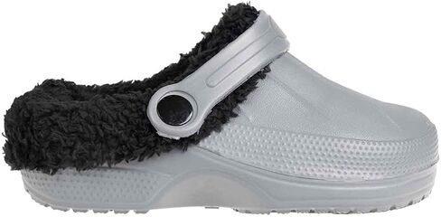 Foamwalk Toddler Boy's Furry Little Solid Clog with Sherpa Lining - Toddler Classic Lined Clog in Saudi Arabia
