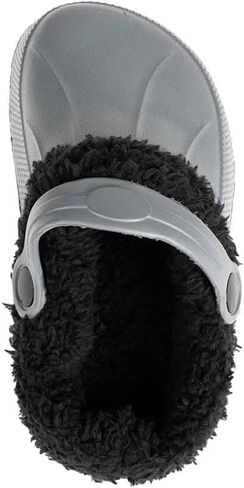 Foamwalk Toddler Boy's Furry Little Solid Clog with Sherpa Lining - Toddler Classic Lined Clog in Saudi Arabia