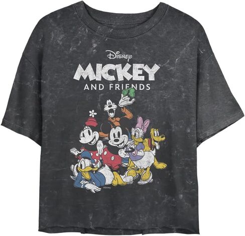 تي شيرت نسائي قصير الأكمام قصير الأكمام من Disney Characters Mickey Freinds Group in Saudi Arabia