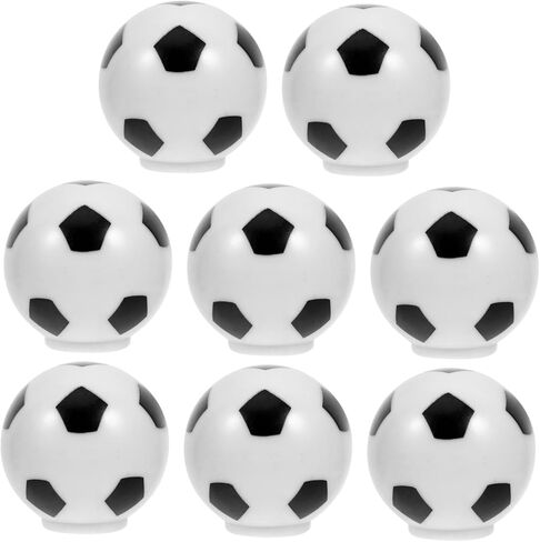 Luxshiny 8 قطعة مقابض كرة القدم الزخرفية الفريدة لخزانة المطبخ سلامة صبي فتاة مقابض أدراج درج تخزين منظم يسحب in Kuwait