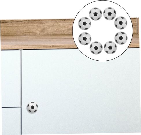 Luxshiny 8 قطعة مقابض كرة القدم الزخرفية الفريدة لخزانة المطبخ سلامة صبي فتاة مقابض أدراج درج تخزين منظم يسحب in Kuwait