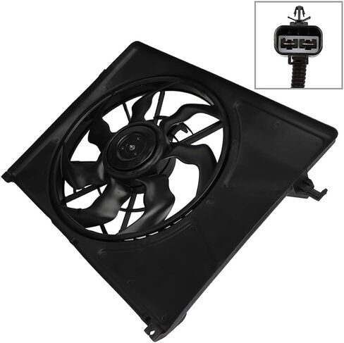 ROADFAR Radiator Fan Replacement for 2006-2009 For Hyundai for Sonata in Saudi Arabia