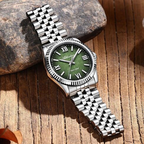 ADDIESDIVE 10.6 MM Luxury Watches for Men Women Roman Numerals Synthetic Sapphire VH Sweep Second Fluted Bezel Casual Wear Unisex Watch in Saudi Arabia