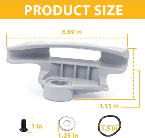Low Profile Nylon Mount/Demount Head Kit for Coats Tire Changer Machine for Low Profile Tires Duck Head Replacement Part# TC184432 8184432 (Grey-1Pack) in Saudi Arabia